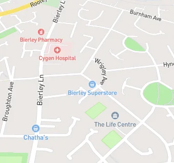 map for Bierley Pharmacy