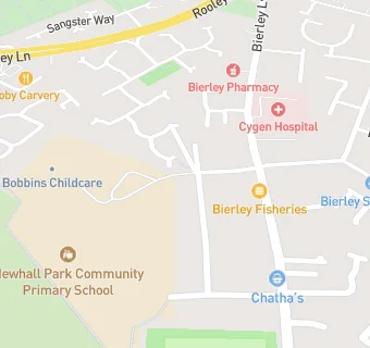 map for Newhall Park Primary School