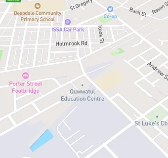 map for Preston Muslim Girls High School