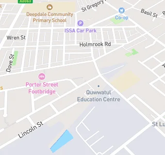 map for Preston Muslim Girls' Secondary School