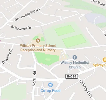 map for Wibsey Primary School