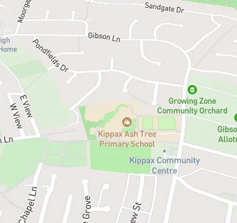 map for Kippax Ash Tree Primary School