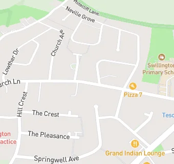 map for Swillington Pharmacy