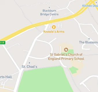 map for Holy Souls R C Primary School (LCC)