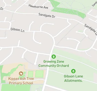 map for Gibson Lane Junior School