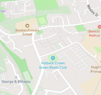 map for Holbeck Bowling Club