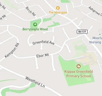 map for Catering Leeds (Kippax Greenfield Primary)