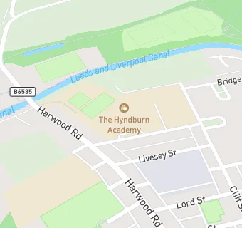 map for The Hyndburn Academy