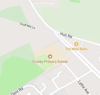 map for Cottingham Croxby Primary School