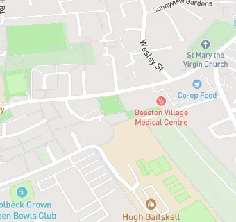 map for Beeston Village Food Pantry