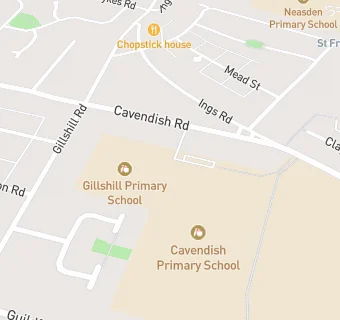 map for Cavendish Primary School