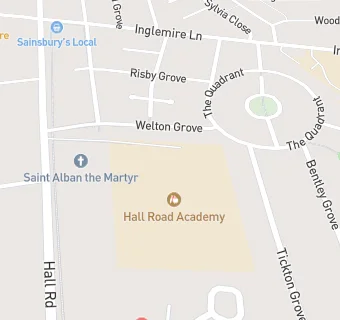 map for Hutchison Catering @Hall Road Academy