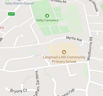 map for Longmans Hill C P School