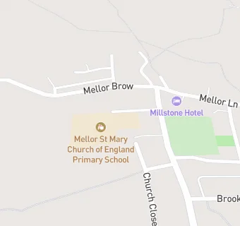 map for Mellor St Mary Church of England Primary School