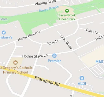 map for Holme Slack Pantry