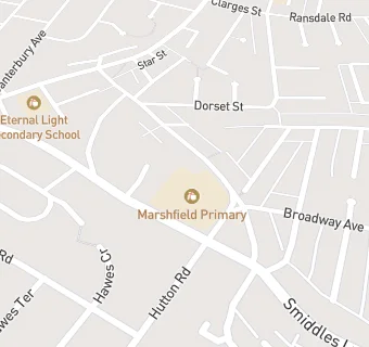 map for Marshfield Primary School