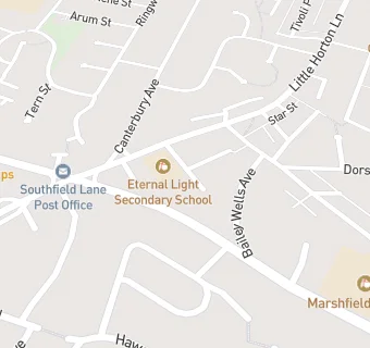 map for St Oswald's West End Centre