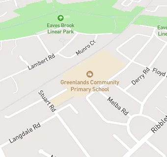 map for Preston Greenlands Community Primary School