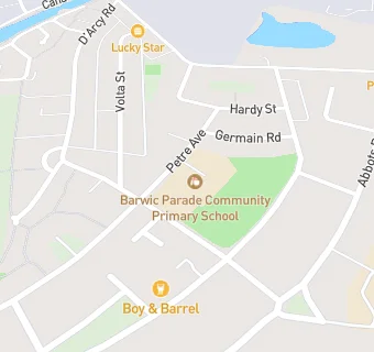 map for Barwic Parade CP School