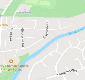 map for St Mary's Roman Catholic Primary School, Clayton-le-Moors