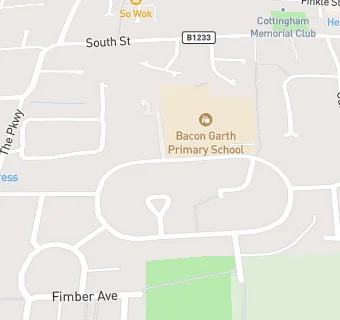 map for Bacon Garth Primary School