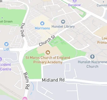 map for Catering Leeds (Hunslet St Marys  C Of E Primary)