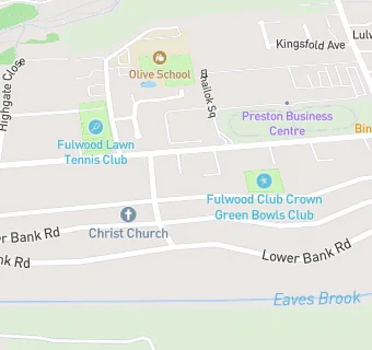 map for Fulwood Club