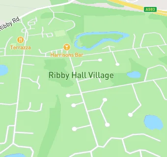 map for Spar - Ribby Hall Village