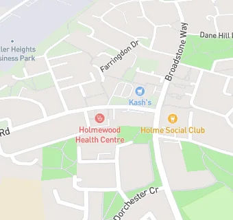 map for Holmewood Health Centre