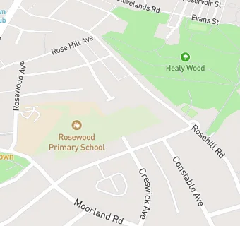 map for Rosewood Primary School