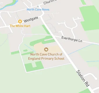 map for North Cave Church of England Voluntary Controlled Primary School