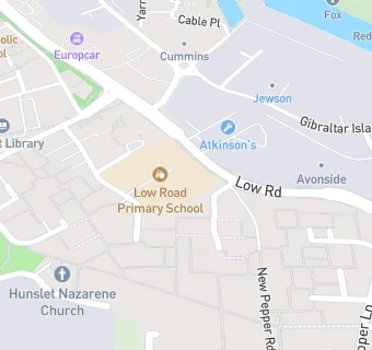 map for Low Road Primary School