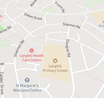 map for Longhill Primary School