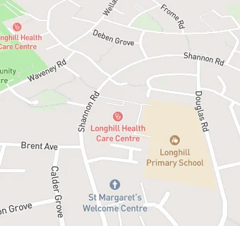 map for East Hull Family Practice - Longhill Branch Surgery