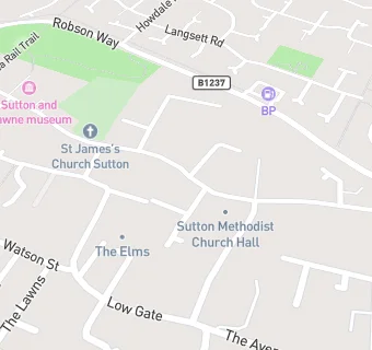 map for Sutton Tots