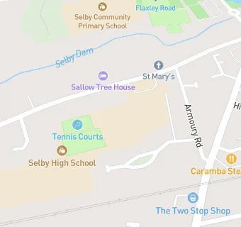 map for Selby High School