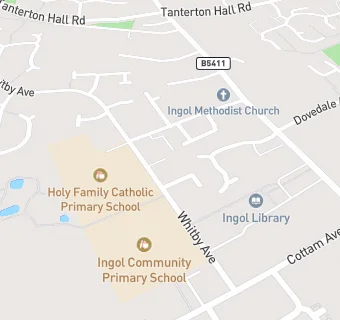 map for Intact Community Centre