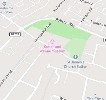 map for Sutton Village Care Home