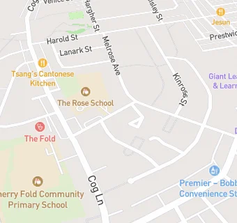 map for The Rose School