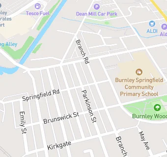 map for Burnley Wood Community Group