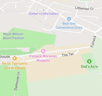 map for Fulneck Golf Club