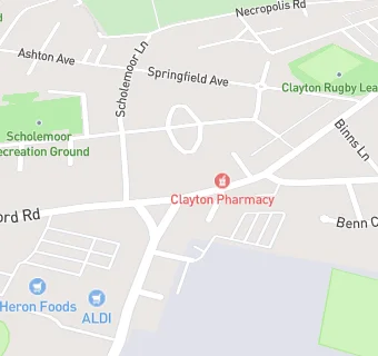 map for Clayton Pharmacy