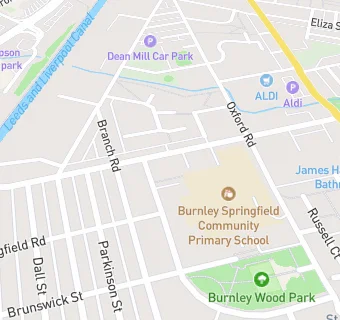 map for Burnley Wood Medical Centre