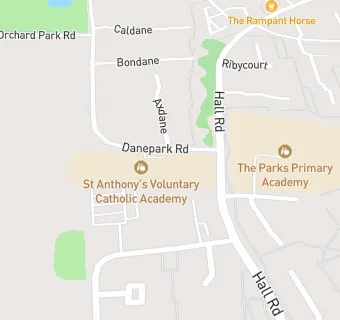 map for St Anthony's Voluntary Catholic Academy