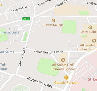 map for All Saints C of E Primary School