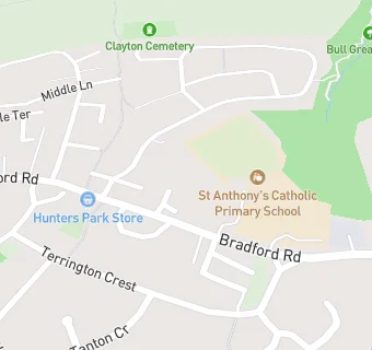 map for St Anthonys Catholic Primary School Extra Club