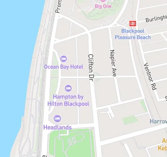 map for Clifton Court Hotel