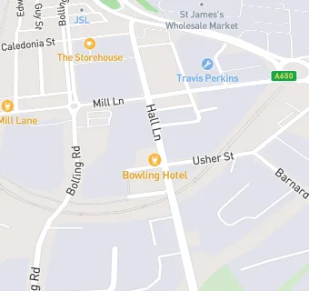 map for Bowling Hotel Bar