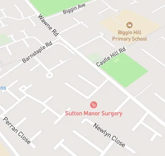 map for Sutton Manor Pharmacy