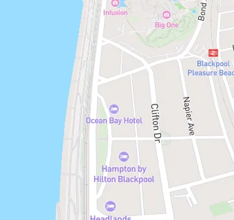 map for Hunger Busters Ice Cream Van